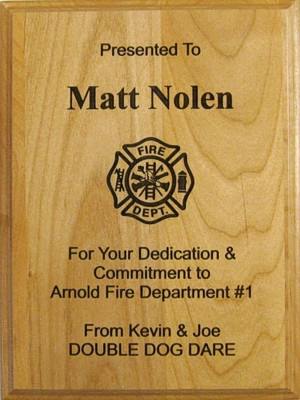wooden certificate