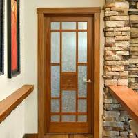 Interior wooden door