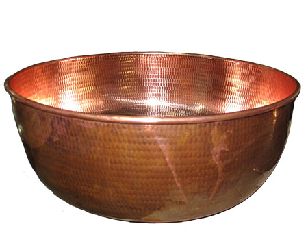 Copper Pedicure Spa Bowl