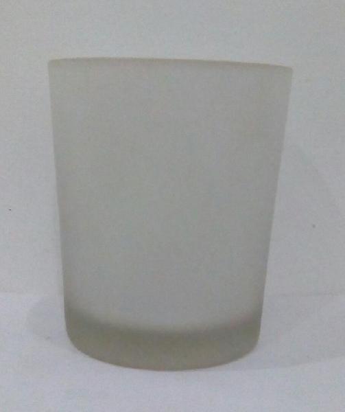 Frosted Glass Jar for Candles