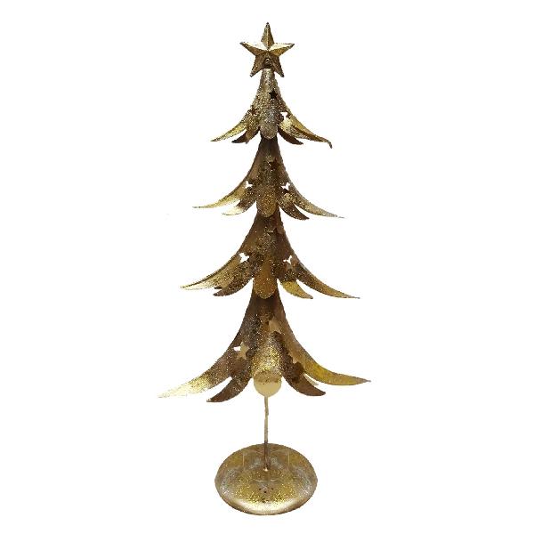 Gold Metal Christmas Tree