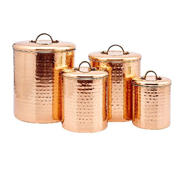 Pure Copper Canister Set