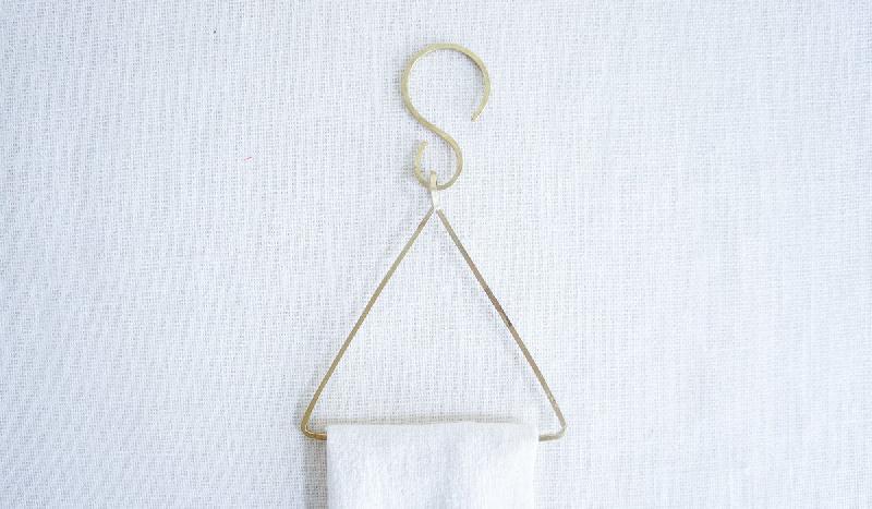 Towel Hanger in Brass