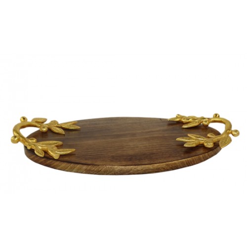 Wooden Leaf Serving Tray, for Serveware