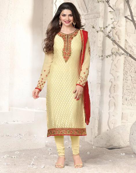 Chiffon Embroidery Suits, Size : L, XL, XXL