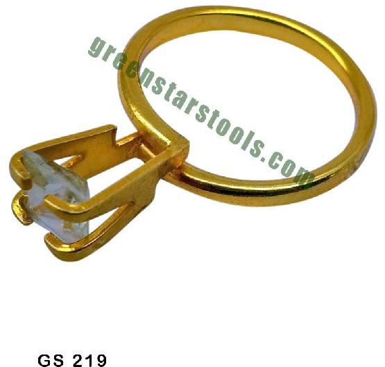 GOLD TYPE STONE HOLDER RING - Stone Holder
