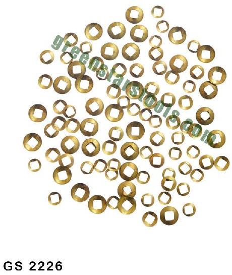 SQUARE HOLE BRASS WASHERS