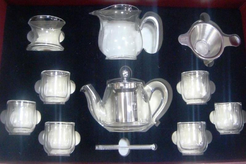 11 Pcs Glass Tea Set