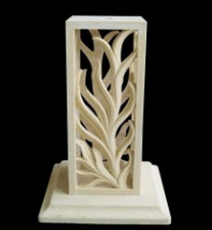 Artificial Decorative Carved Pedestal