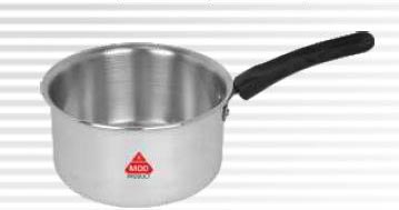 Coated Mirror Polished Saucepan, for Cooking, Feature : Fast Cooking, Low Gas Consumption