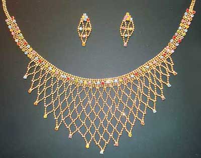 Stone Necklace Set