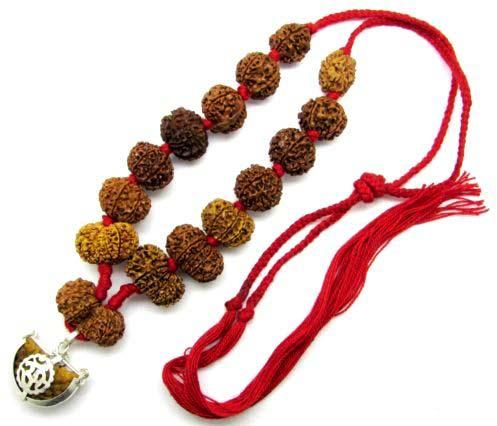 Natural Wood Beads Rudraksha Siddha Mala, for Religious, Feature : Controls Health Problems