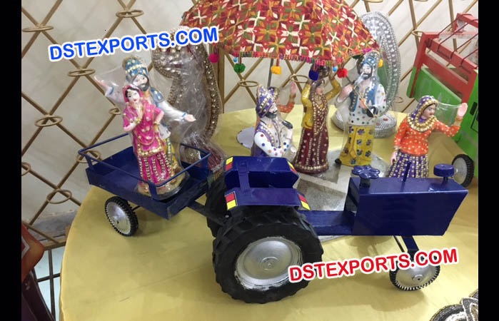DST Exports Fiber Punjabi wedding Decoration Statue