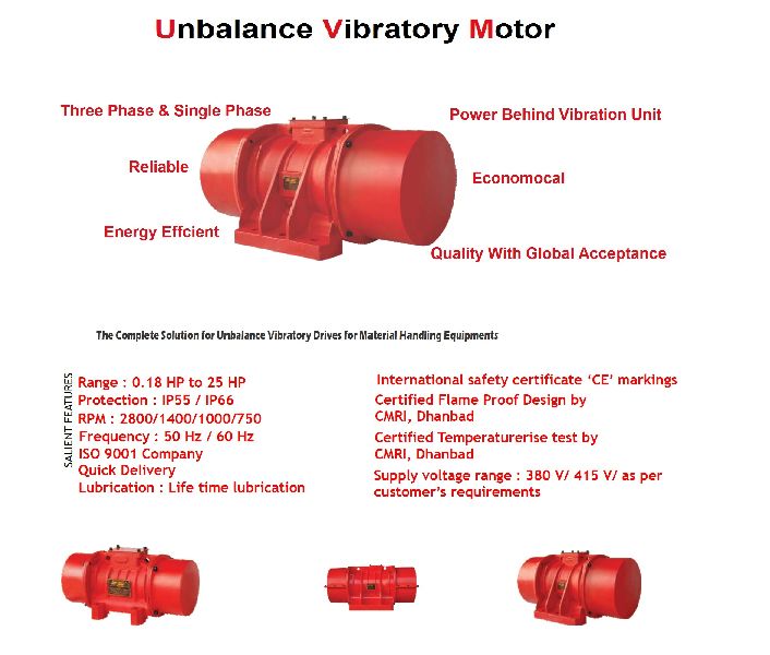Unbalance Vibratory Motor