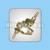Non Polished Mild Steel Pressed Right Angle Clamp, for Connecting Tubes, Color : Golden