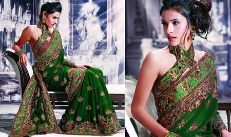 Designer Saree Item Code : 12079