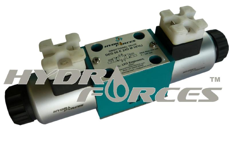 Solenoid operated directional control valve