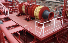 Hydraulic & Electrical Deck Winches, for Construction