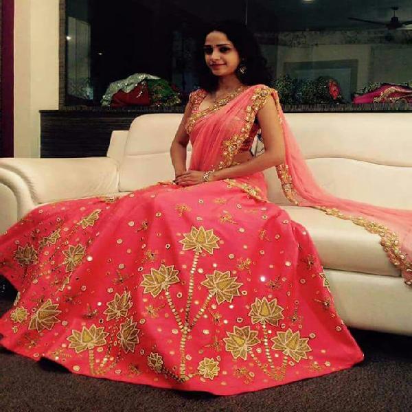 net lehenga choli