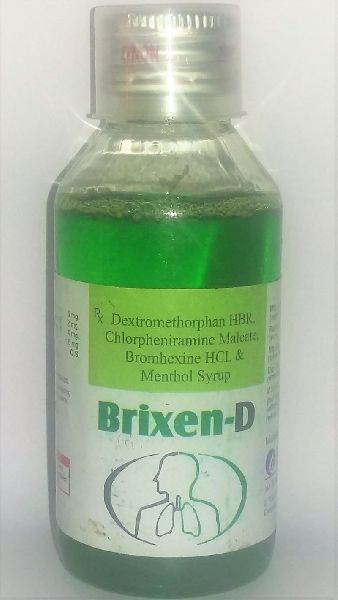 Brixen-D Syrup, for Dry Cough, Bottle Size : 30 ml
