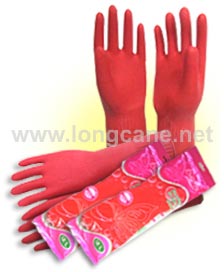 Kr 115 Korea Butterfly Household Rubber Gloves