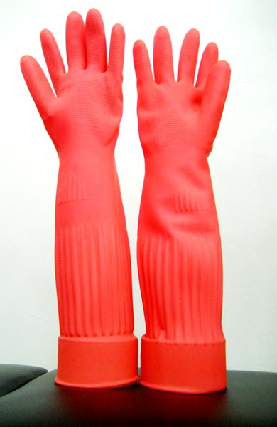 KR 17 17” Long Cuff Household Rubber Gloves
