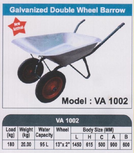 Double Wheel Barrow