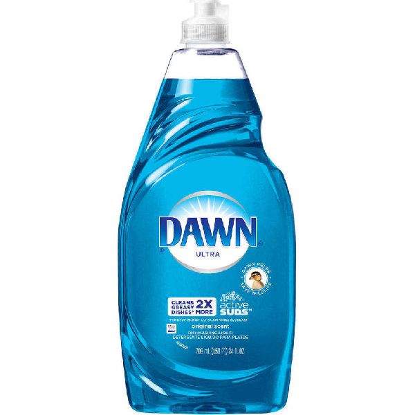 Liquid blue detergent