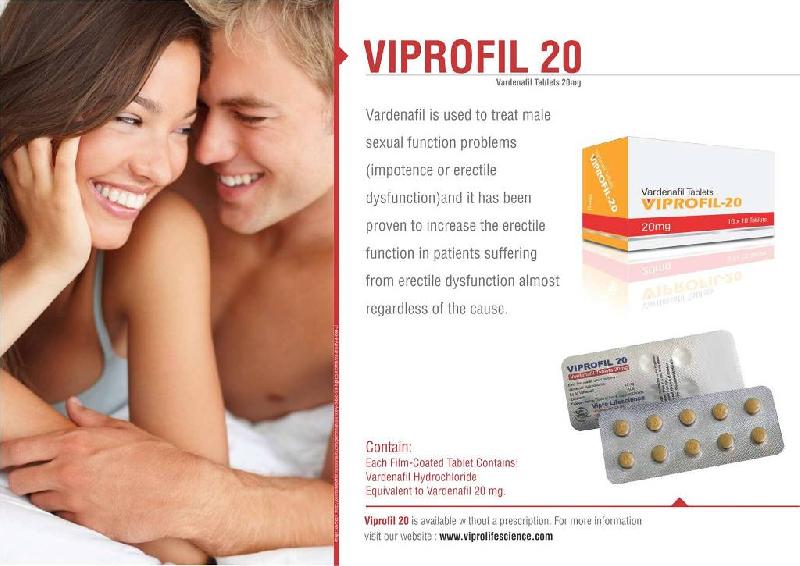 Viprofil 20 Tablets - Vardenafil