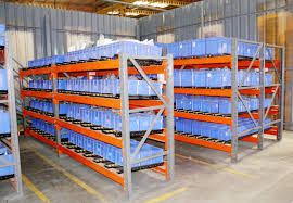 Industrial FIFO Storage Racks Display Solutions