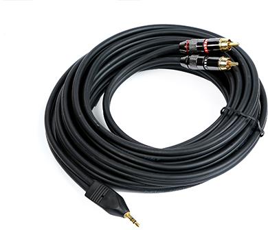 Stereo to RCA breakout cable