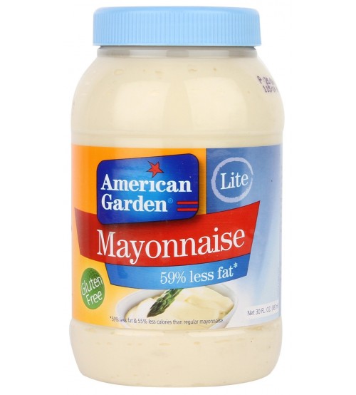 887ml American Garden Mayonnaise Lite