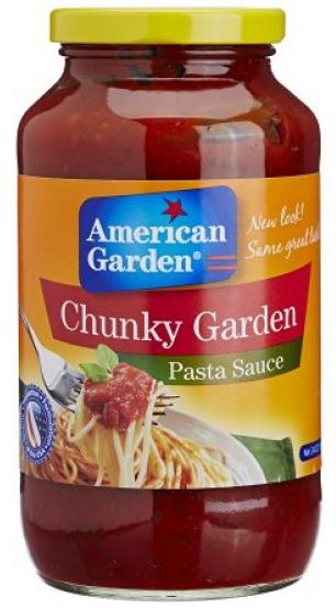 American Garden Sauce Pasta Chunky Garden 680gm