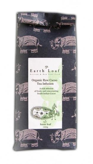 100gm Earth Loaf Organic Raw Cacao Tea Infusion