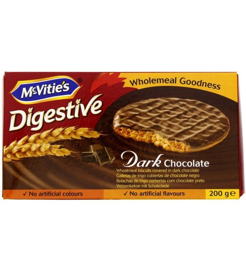 200gm Mcvities Dark Chocolate Digestive biscuits