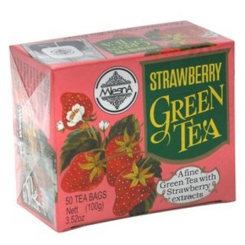 100gm Mlesna Strawberry Green Tea