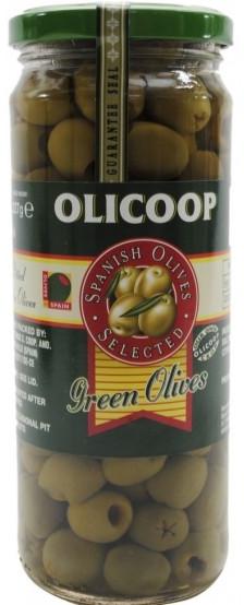 450GM OLICOOP Green Pitted Olive