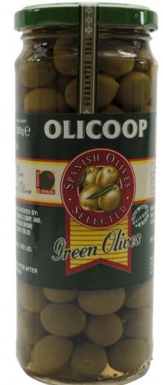 450GM OLICOOP Green Whole Olive