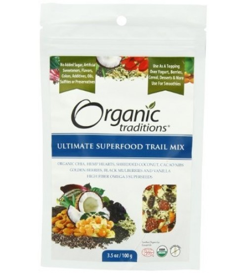 100gm Organic Traditions Ultimate Superfood Trail Mix