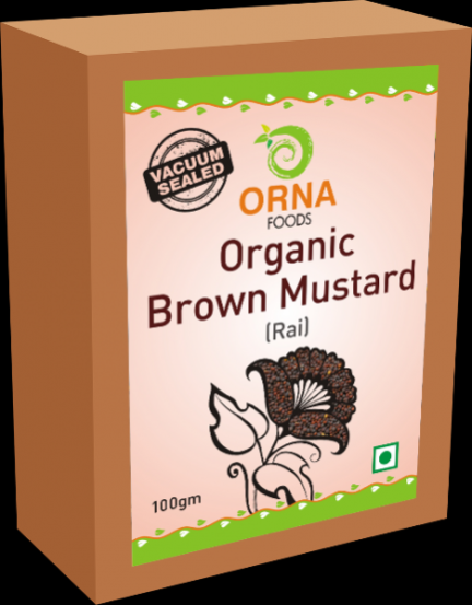 Vacuum Packed  Orna Brown Mustard