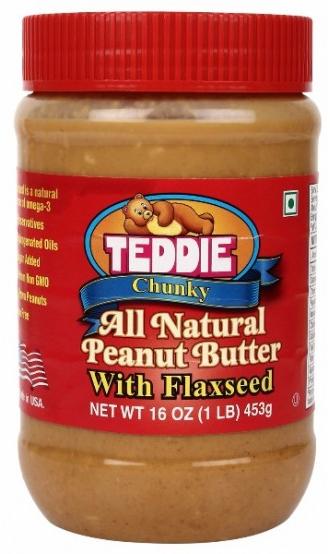 453gm Flaxseed Chunky Peanut Butter