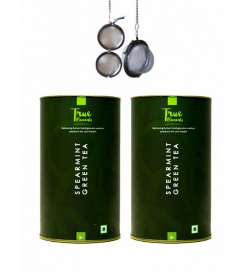 100gm True Elements Spearmint Green Tea