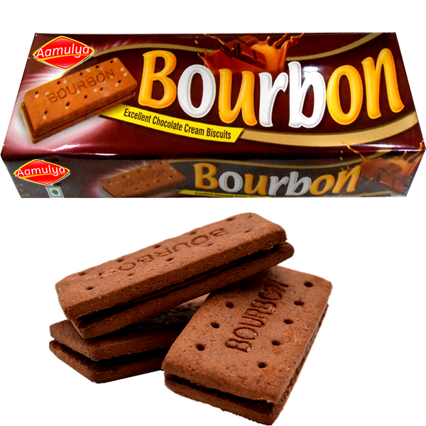Amulya Bourbon Cream sandwich Biscuits by Heemankshi Bakers Private