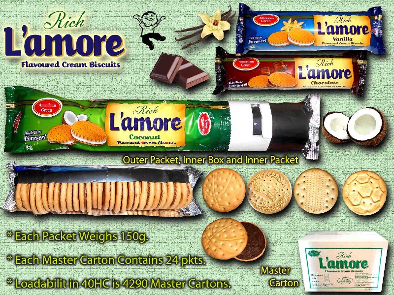 Lamore Cream sandwich Biscuits