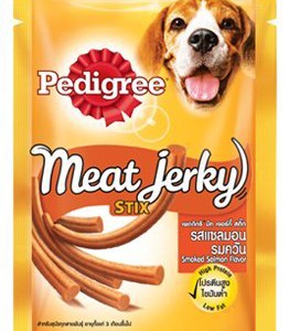 Pedigree Meat Jerky Stix, Smoked Salmon, 60g