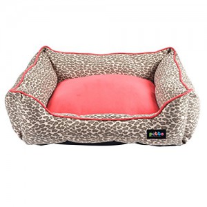 Petto Lounger Leopard Print Dog Bed