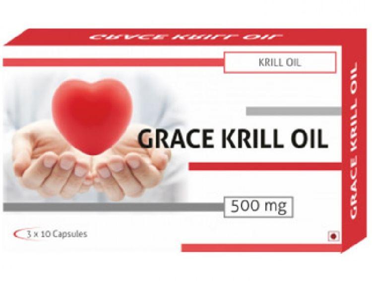 Grace Krill Krill Oil Capsules 500mg Capsules