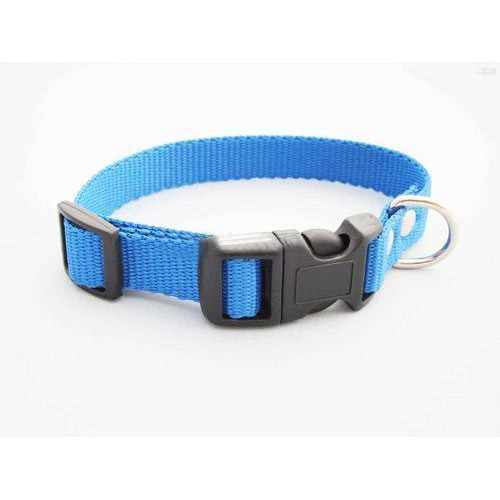 Black Plain Plastic Linen Dog Nylon Collar, for Animals Use, Style : Belt