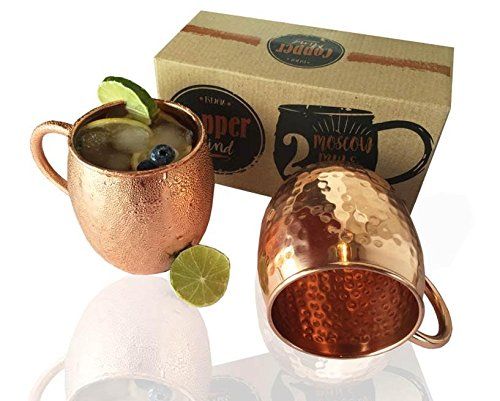 COPPER MUG WITH GIFT BOX.