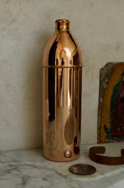 Copper water storage bottle., for Drinkware, Certification : FDA